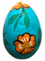 Paper Mache Hand Painted Easter egg