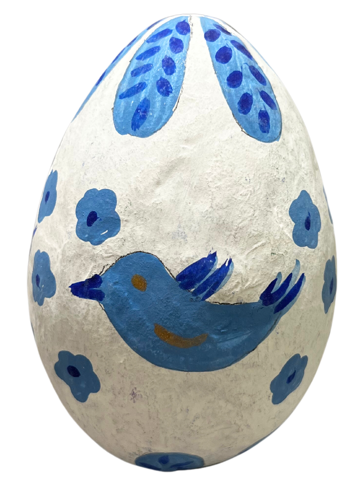 Paper Mache Hand Painted Easter egg