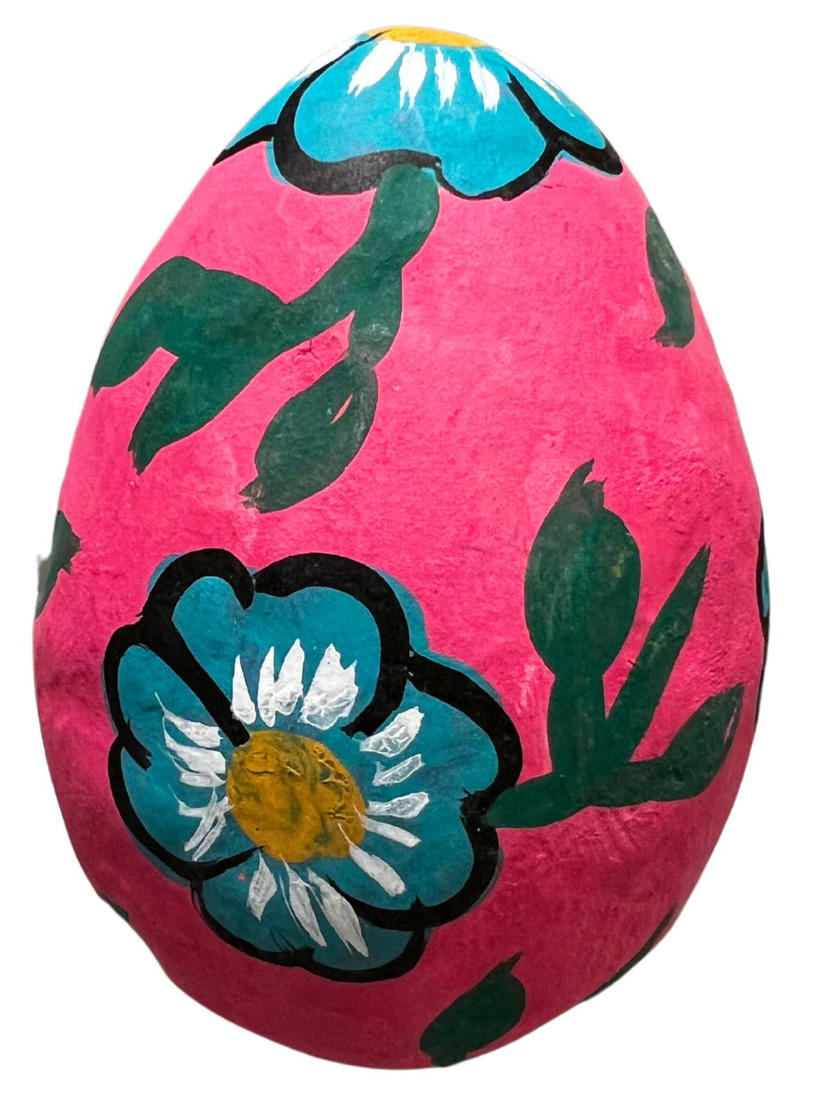 Paper Mache Hand Painted Easter egg