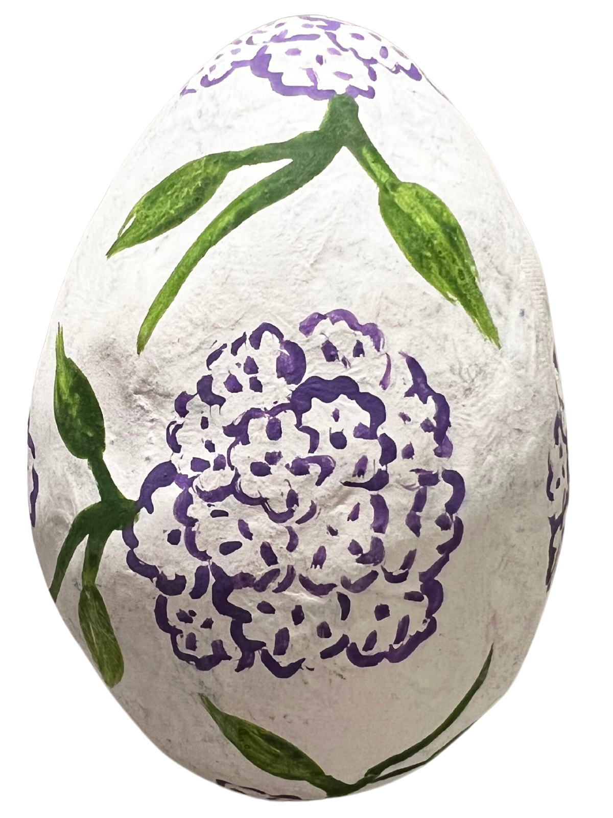 Paper Mache Hand Painted Easter egg
