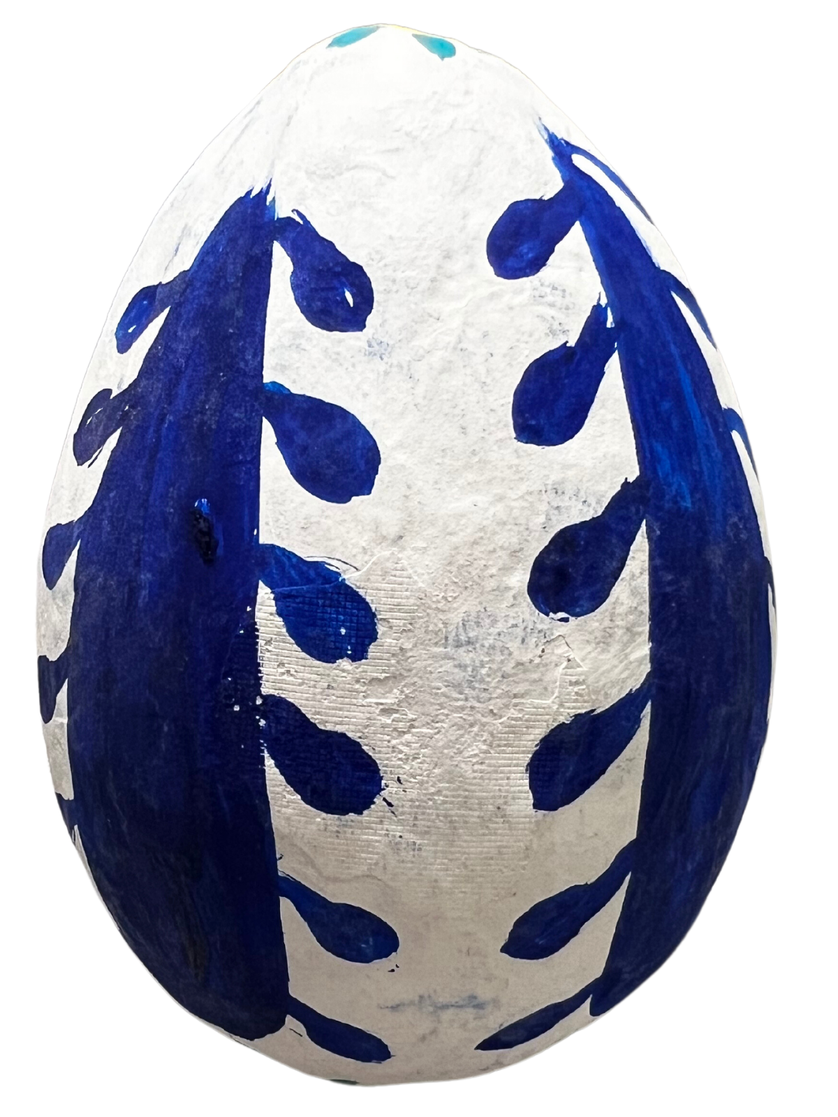 Paper Mache Hand Painted Easter egg