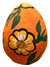 Paper Mache Hand Painted Easter egg