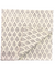 Gray Leaf Blockprint Cloth Napkin