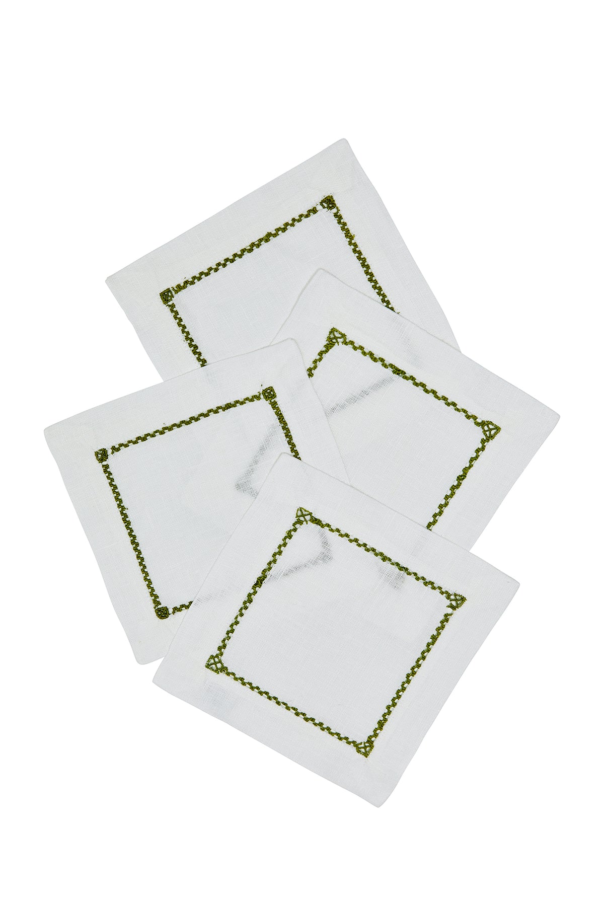 Open Hemstitch Cocktail Napkin