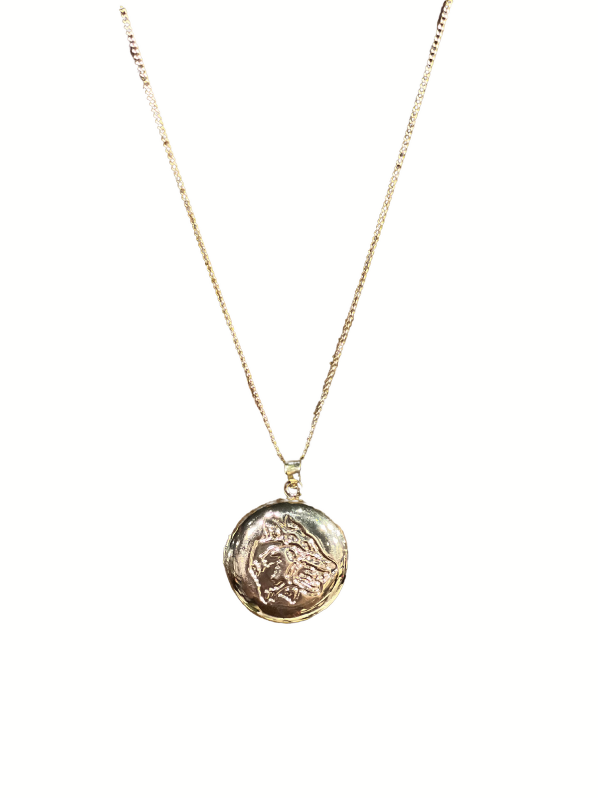 Locket Necklace - Wolf
