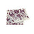 Two-Tone Otomi Tenango Table Runner Eggplant and Grey