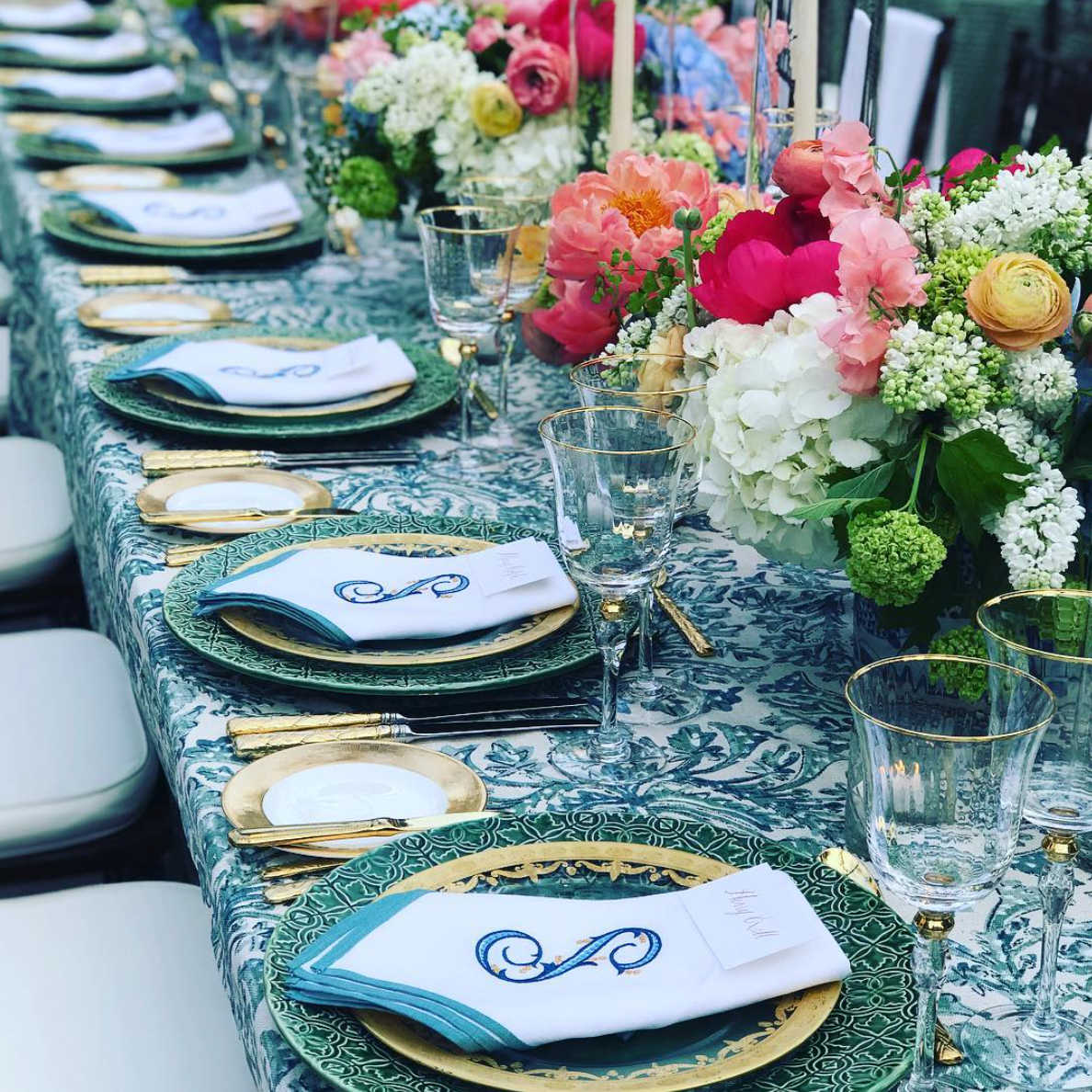 Grey Color Edge Dinner Napkin