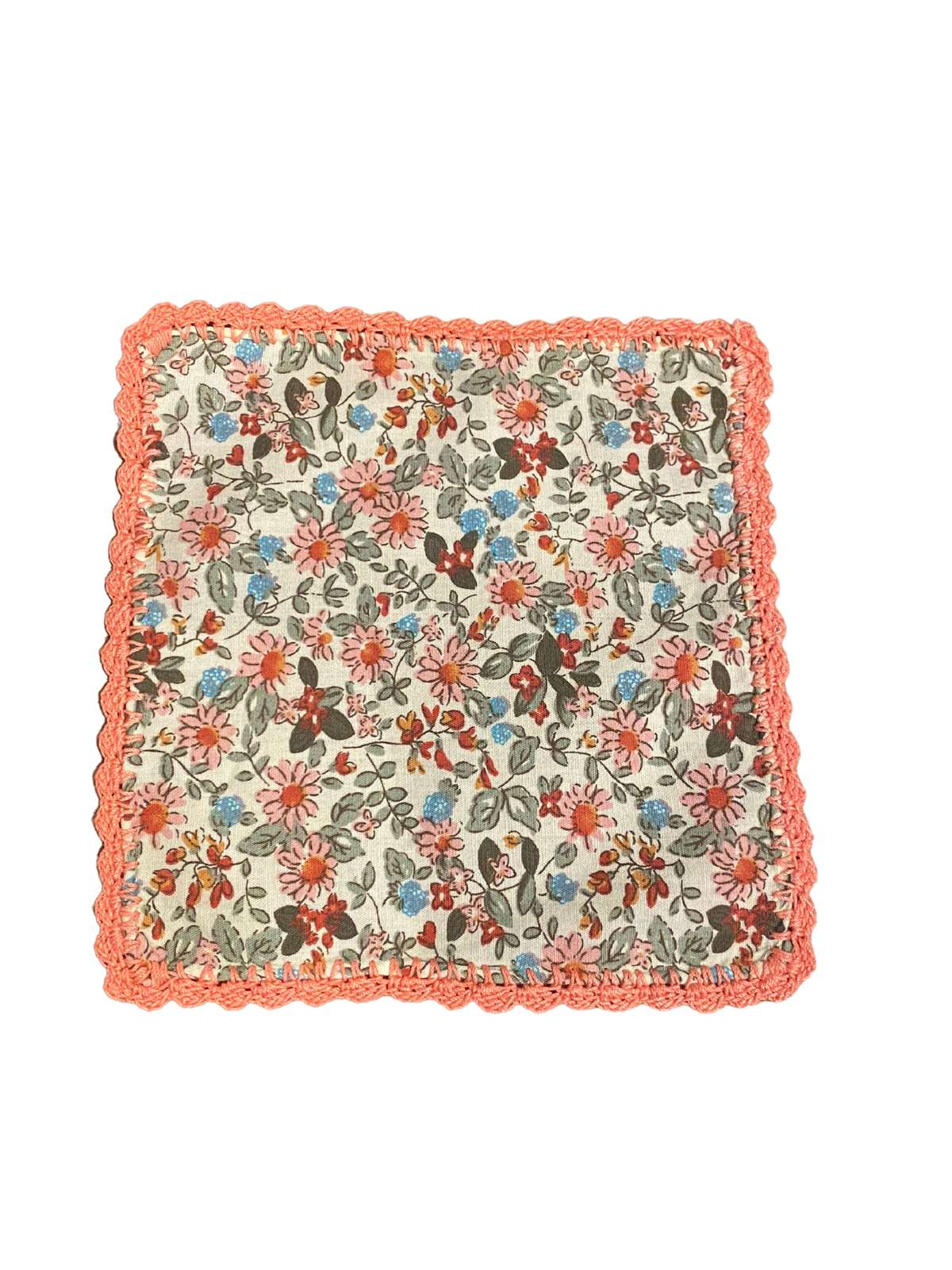 Bella Cocktail Napkin in Coral