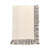 Black Hand Knotted Fringe Dinner Napkin