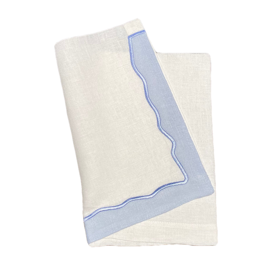 Blue Applique Dinner Napkin