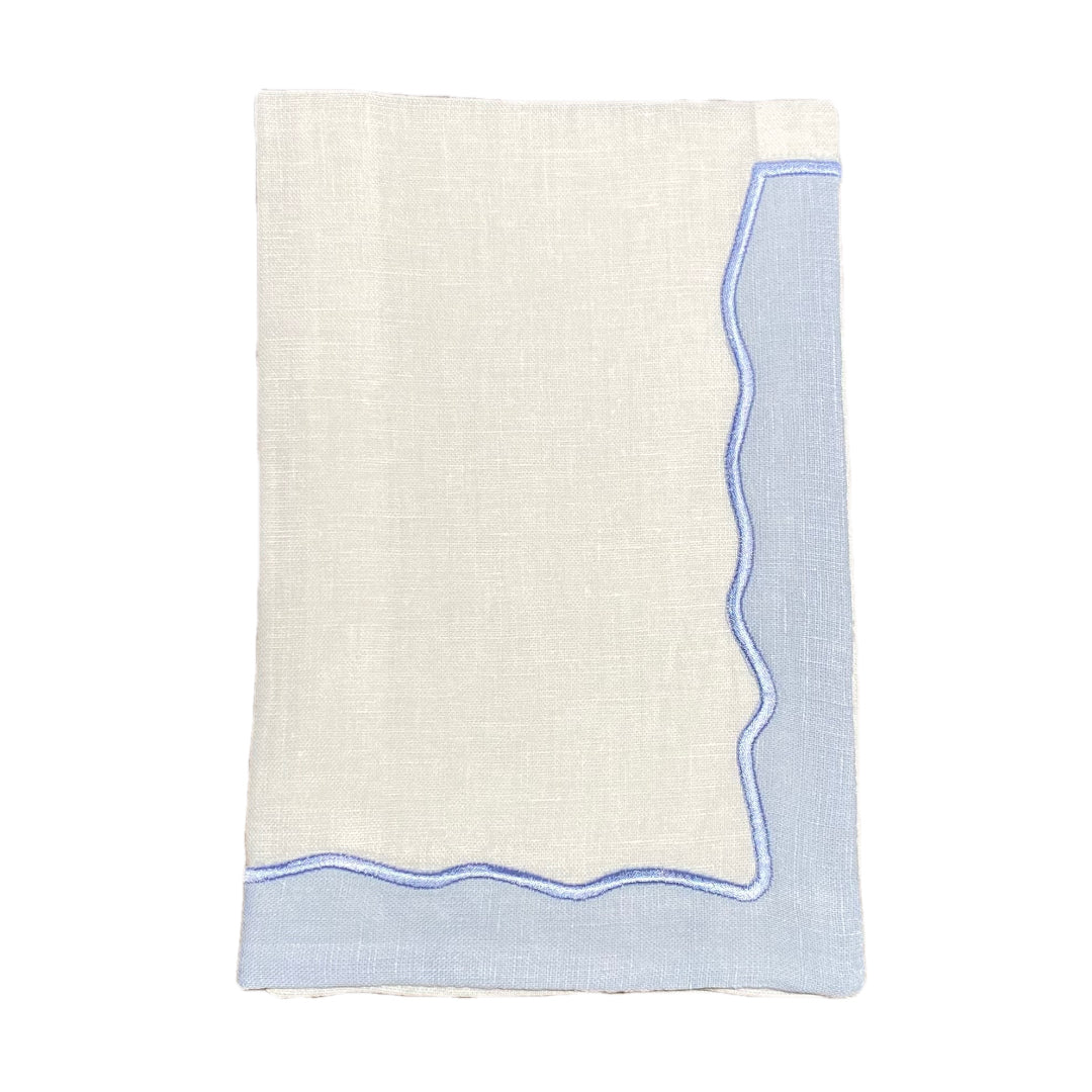 Blue Applique Dinner Napkin