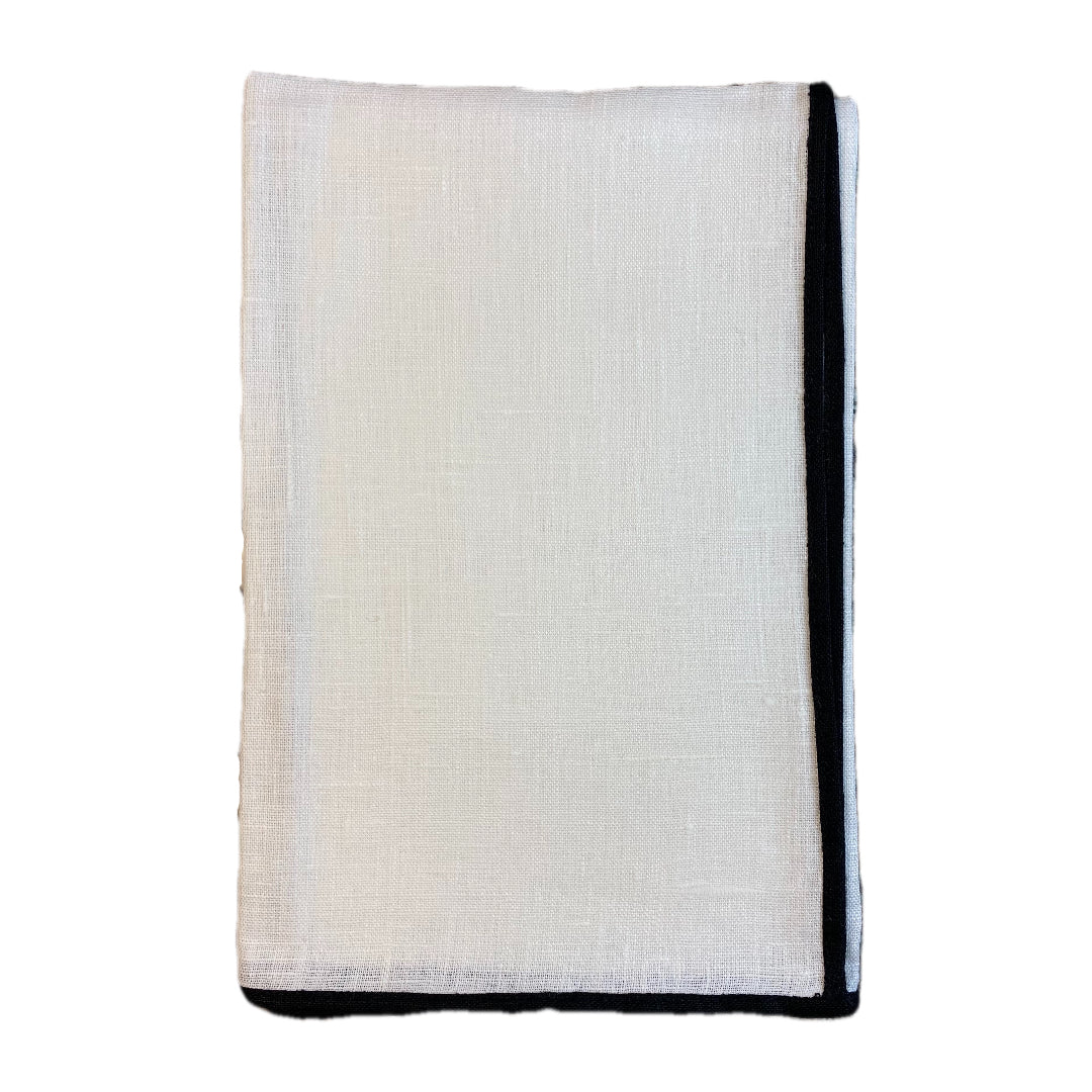 Black Color Edge Dinner Napkin