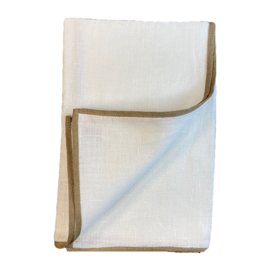 Sand Color Edge Dinner Napkin