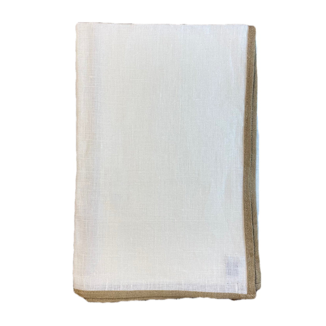 Sand Color Edge Dinner Napkin