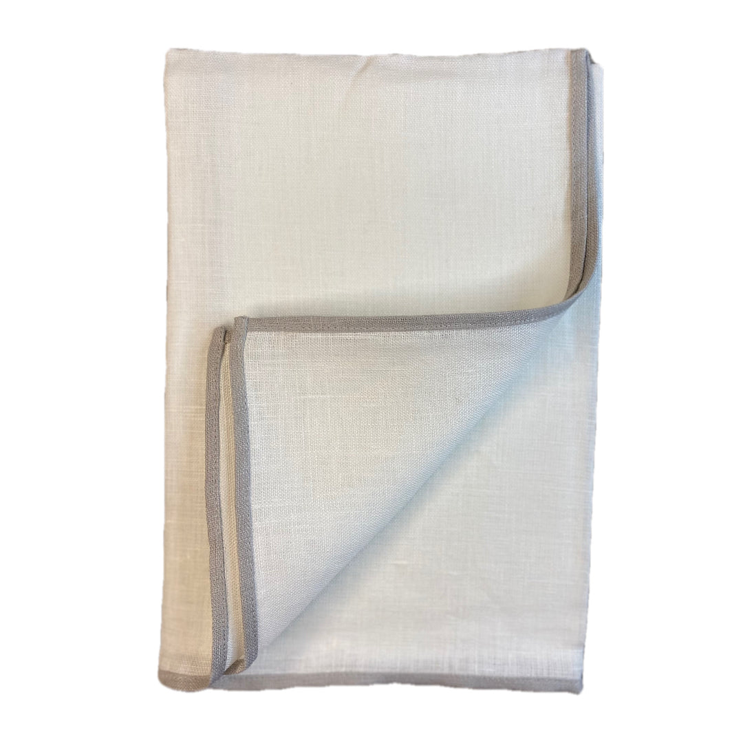 Grey Color Edge Dinner Napkin