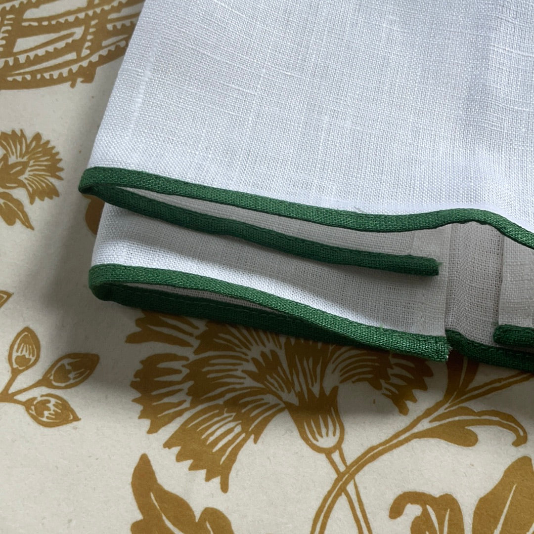 Emerald Color edge Hand Towel