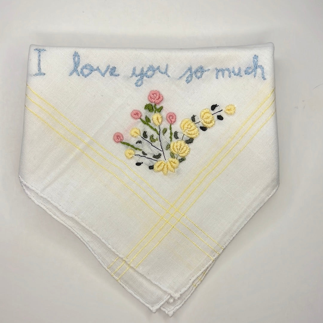 I Love You So Much - Handkerchief