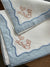 Applique monogrammed Dinner Napkins Set of 4