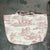 Toile De Jouy Tote - With Embroidery
