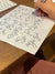PDF Alphabet #31 Hibiscus Linens Hand Sketched