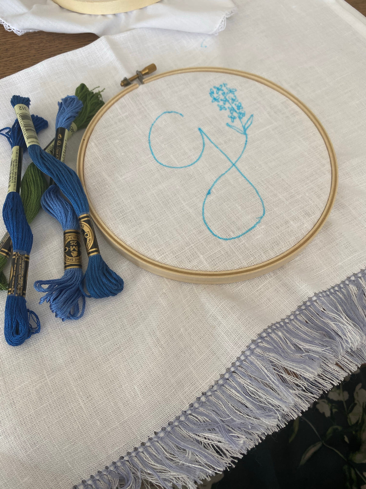 DIY Bluebonnet Hand Towel Kit