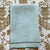 Olive on Mint Zig Zag Hand Towel