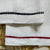 Navy and Red  Ladder Stitch Hand Towels 2