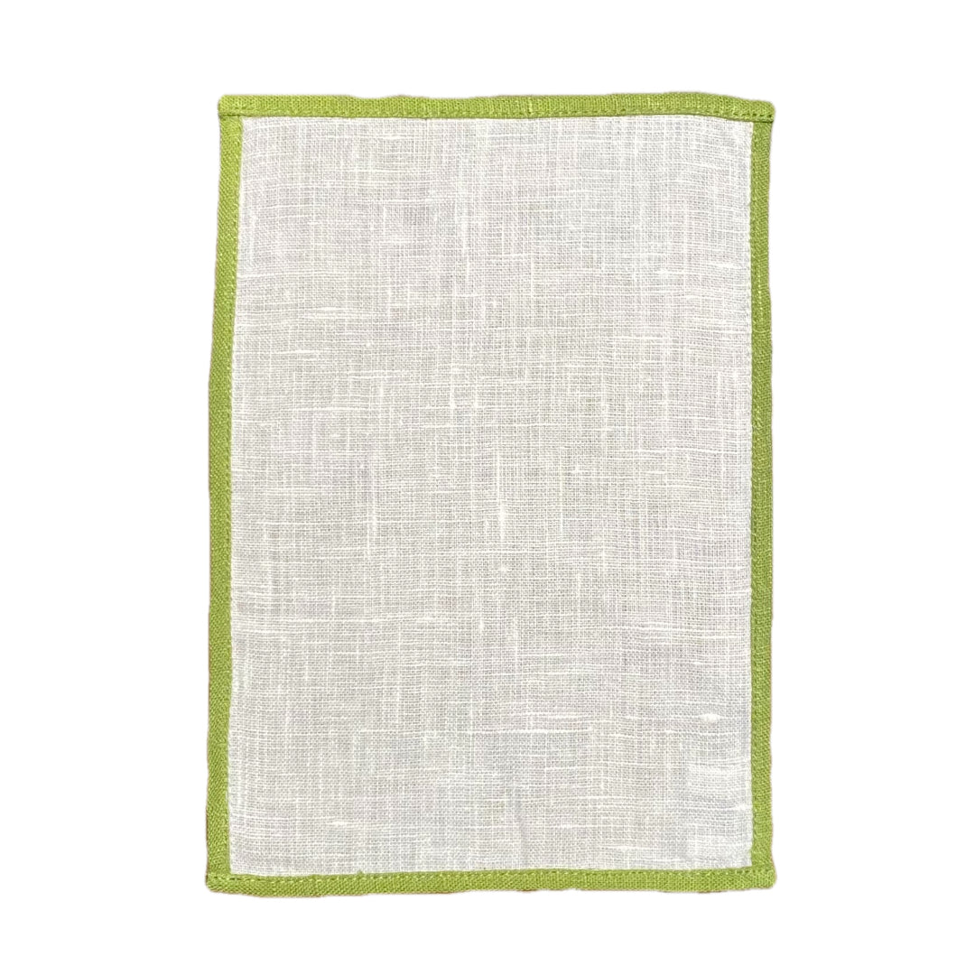 Fern Fold Over Color Edge Napkin