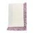 Plum Hand Knotted Fringe Dinner Napkin