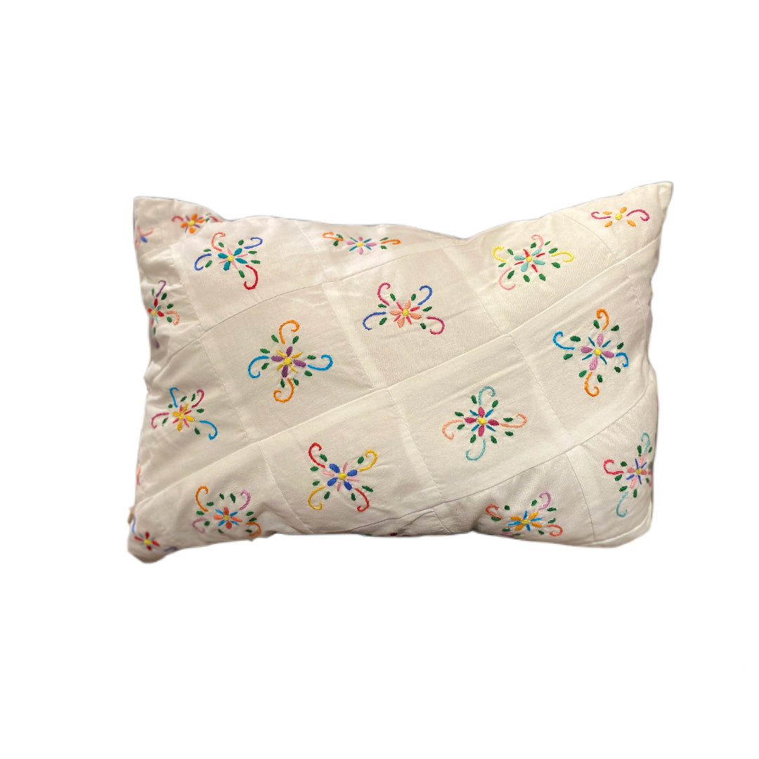 Daisies Quilted Pillow