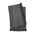Solid Black Hand-Knotted Fringe Dinner Napkin