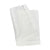White Flower Hemstitch Dinner Napkin with White Accent